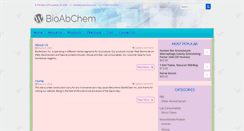 Desktop Screenshot of bioabchem.com