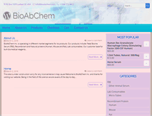 Tablet Screenshot of bioabchem.com